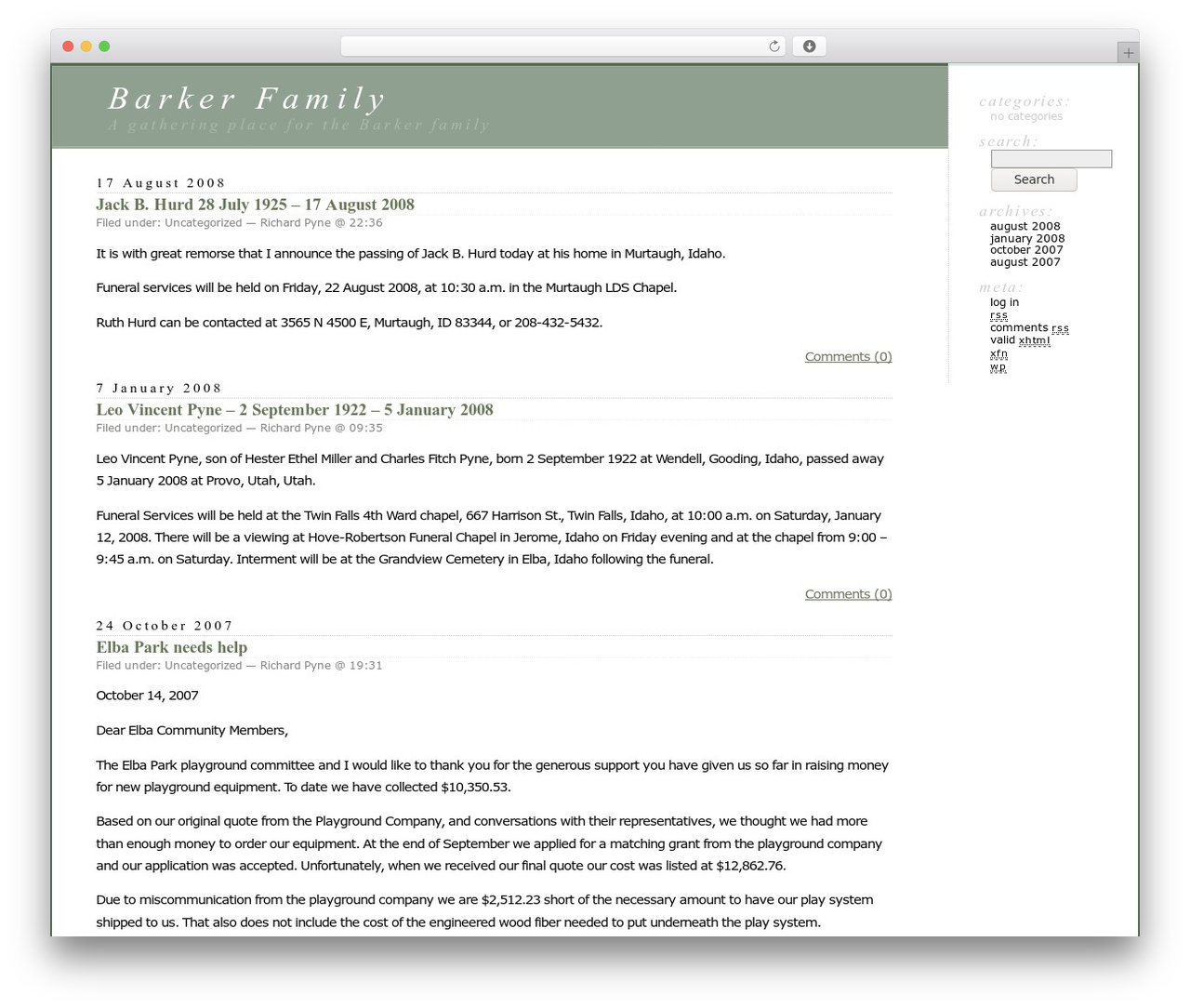 Theme WordPress Classic - mydirt.org Theme WordPress Classic - mydirt.org