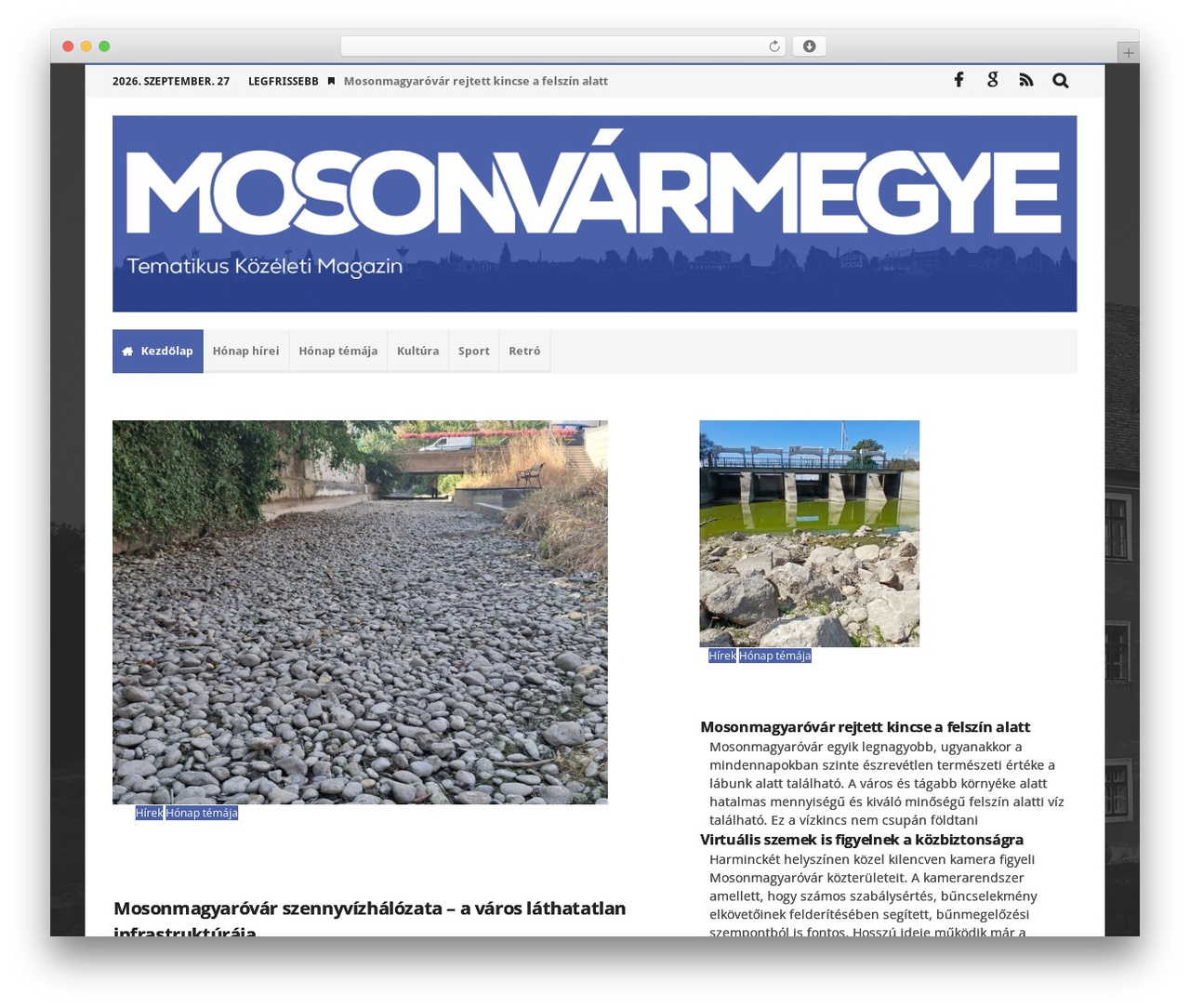 Theme WordPress Magic Mag - mosonvarmegye.net