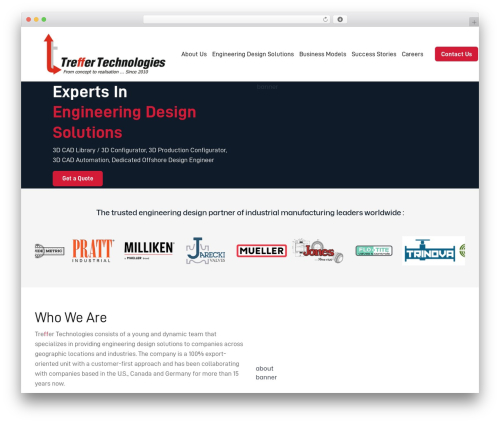 Theme WordPress Treffertechnologies - treffertech.com