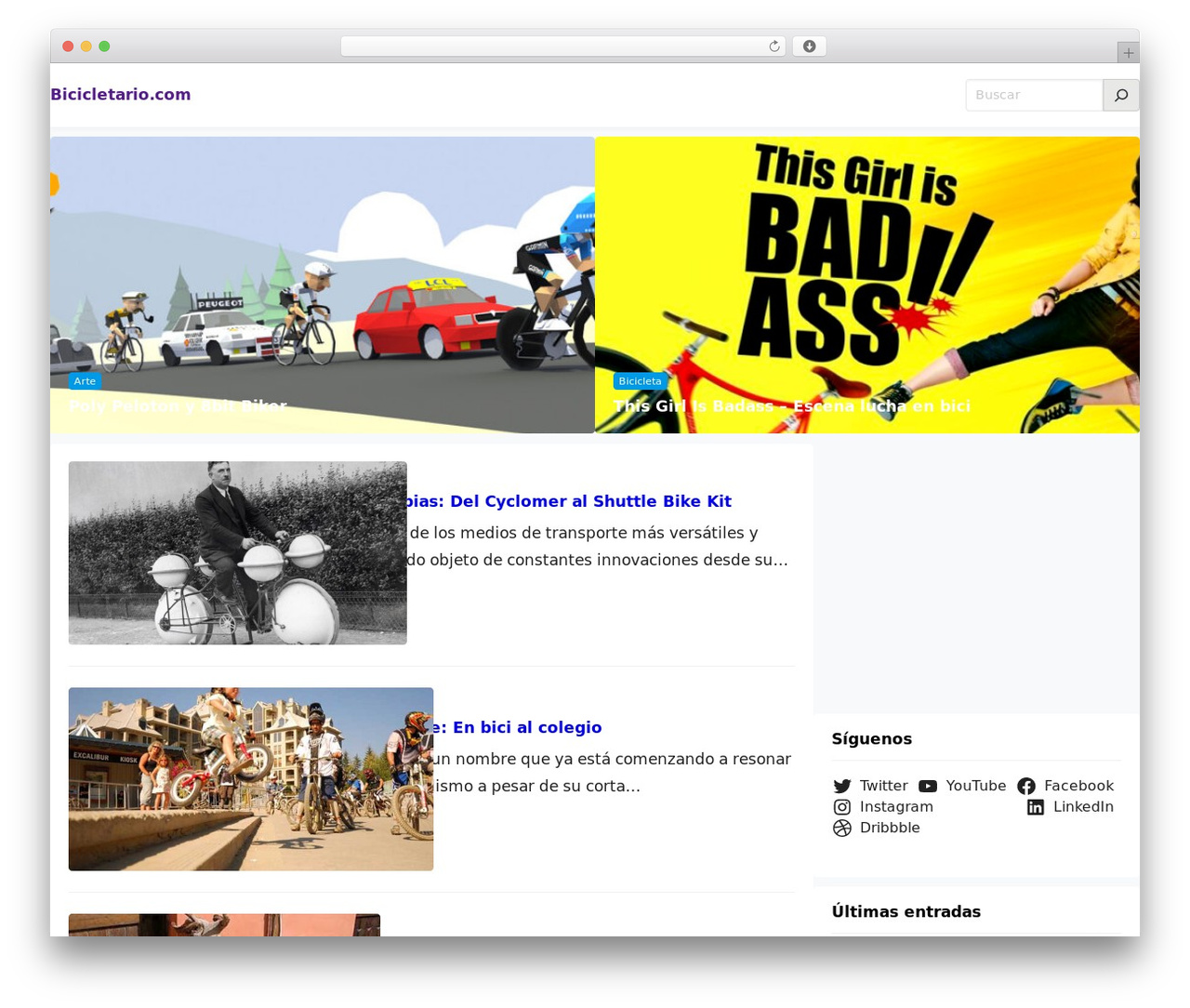 Theme WordPress VisualBlogger - bicicletario.com Theme WordPress VisualBlogger - bicicletario.com