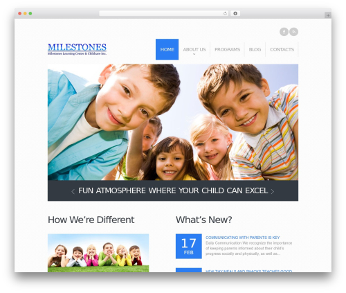 theme1759 WP theme - milestones-learning.com