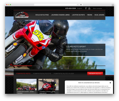 theme1869 WordPress theme - mecaglisse.com