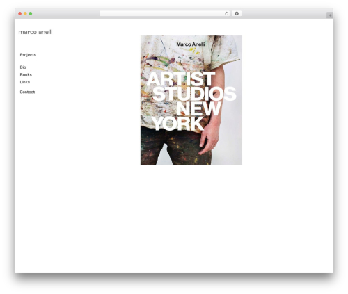 WordPress theme Anelli - marcoanelli.com