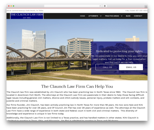 WordPress theme Beaver Builder Theme - claunchlaw.com