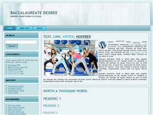 WordPress theme bluepaper WordPress theme bluepaper