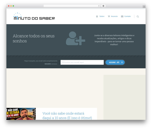 WordPress theme �pico - minutodosaber.com