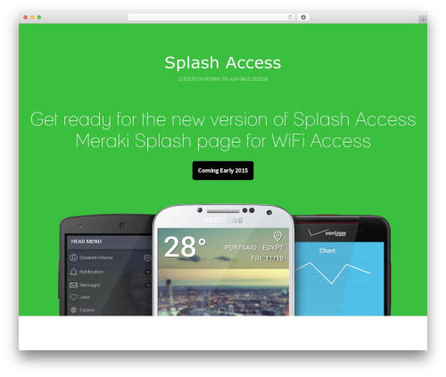 WordPress theme Hype - merakisplashpages.com