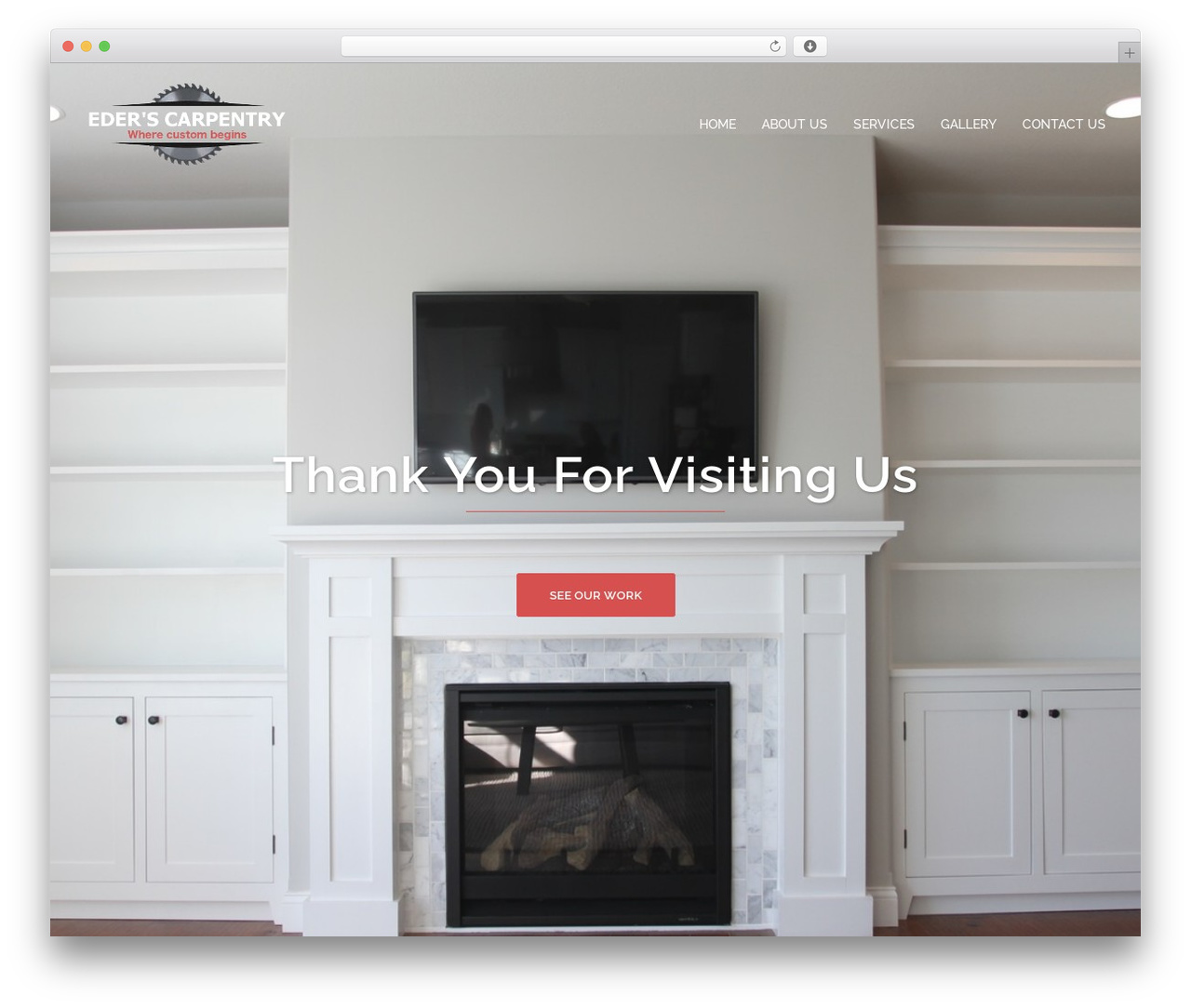 WordPress theme Sydney - ederscarpentry.com