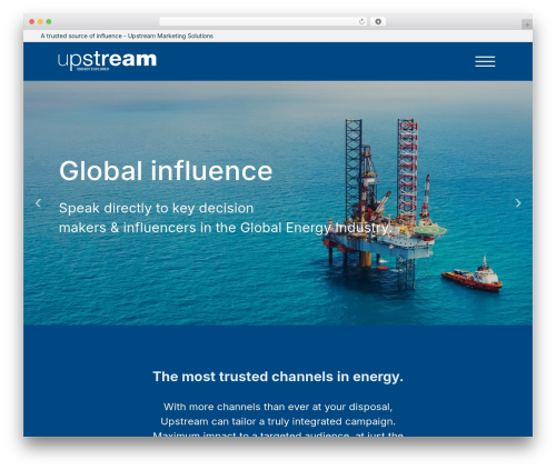 WordPress website theme Multitheme - upstreamadvertise.com