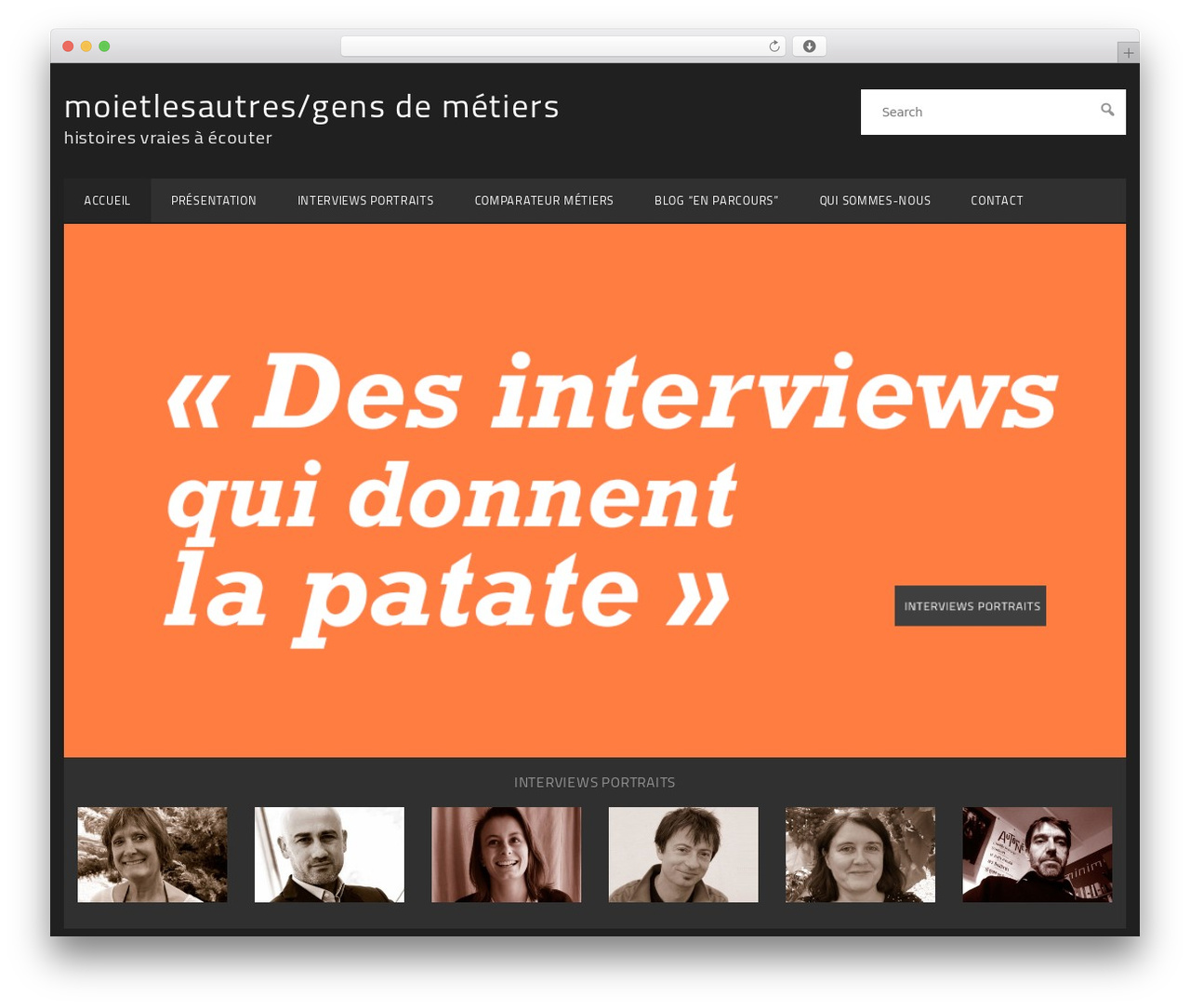 WordPress website theme On Demand - moietlesautres.fr