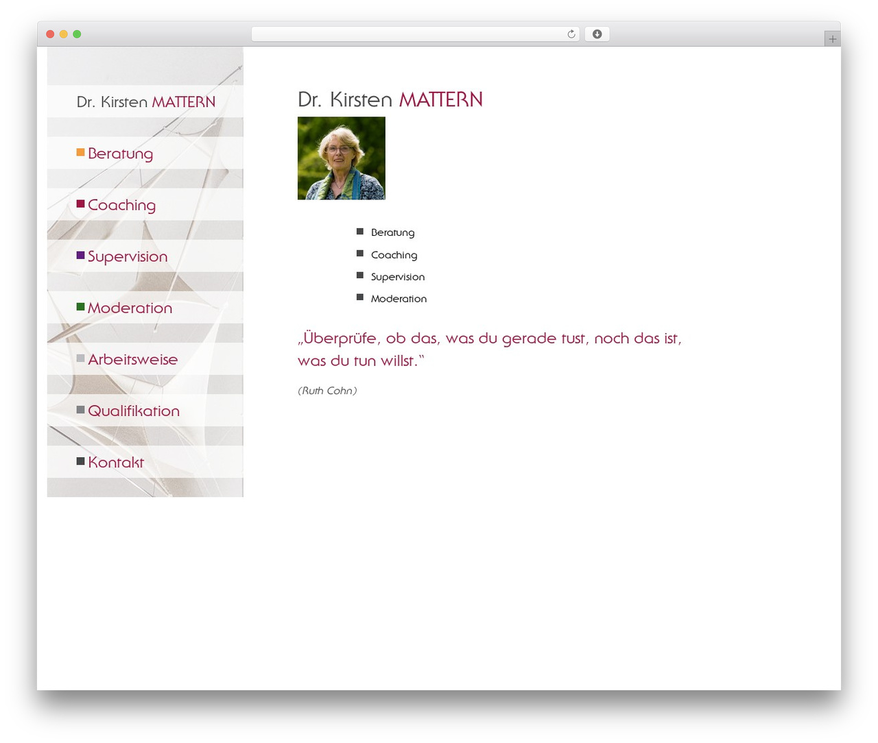Best WordPress theme BIC Bootstrap WP Theme - mattern-beratung.de