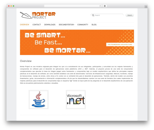 Delicate WordPress theme - mortarproject.org Delicate WordPress theme - mortarproject.org