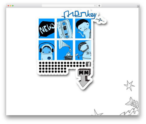 monkey theme WordPress - monkeymaffia.de