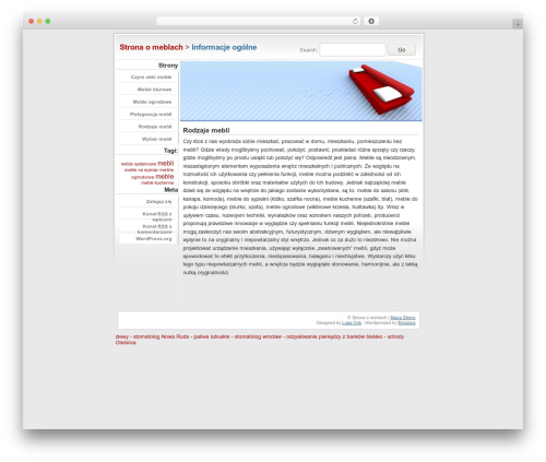 Small Studio WordPress theme - meble.texty24.pl
