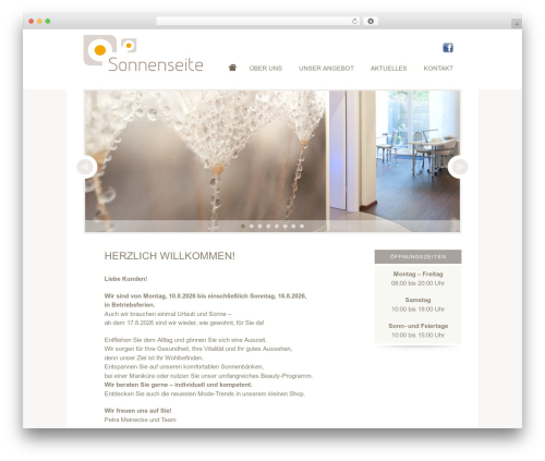 Sonnenseite theme WordPress - meine-sonnenseite.de