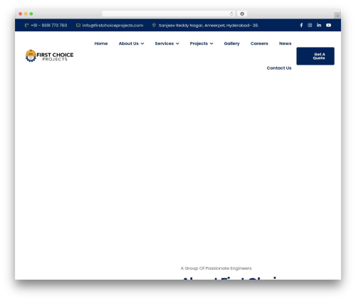 Theme WordPress Dustrix - firstchoiceprojects.com