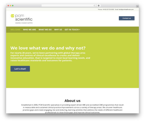 Theme WordPress pcms - pcmscientific.com