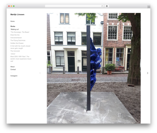 Touchfolio WordPress theme - martijnlinssen.nl