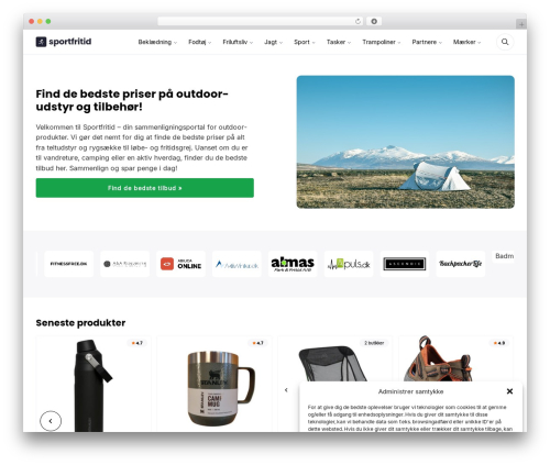 WordPress theme Feed Engine - sportfritid.dk