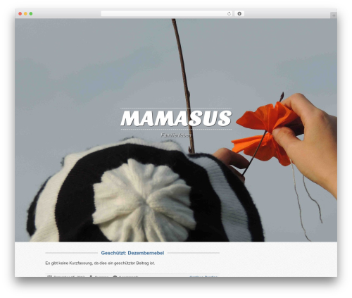 WordPress theme Alpha Source - mamasus.com