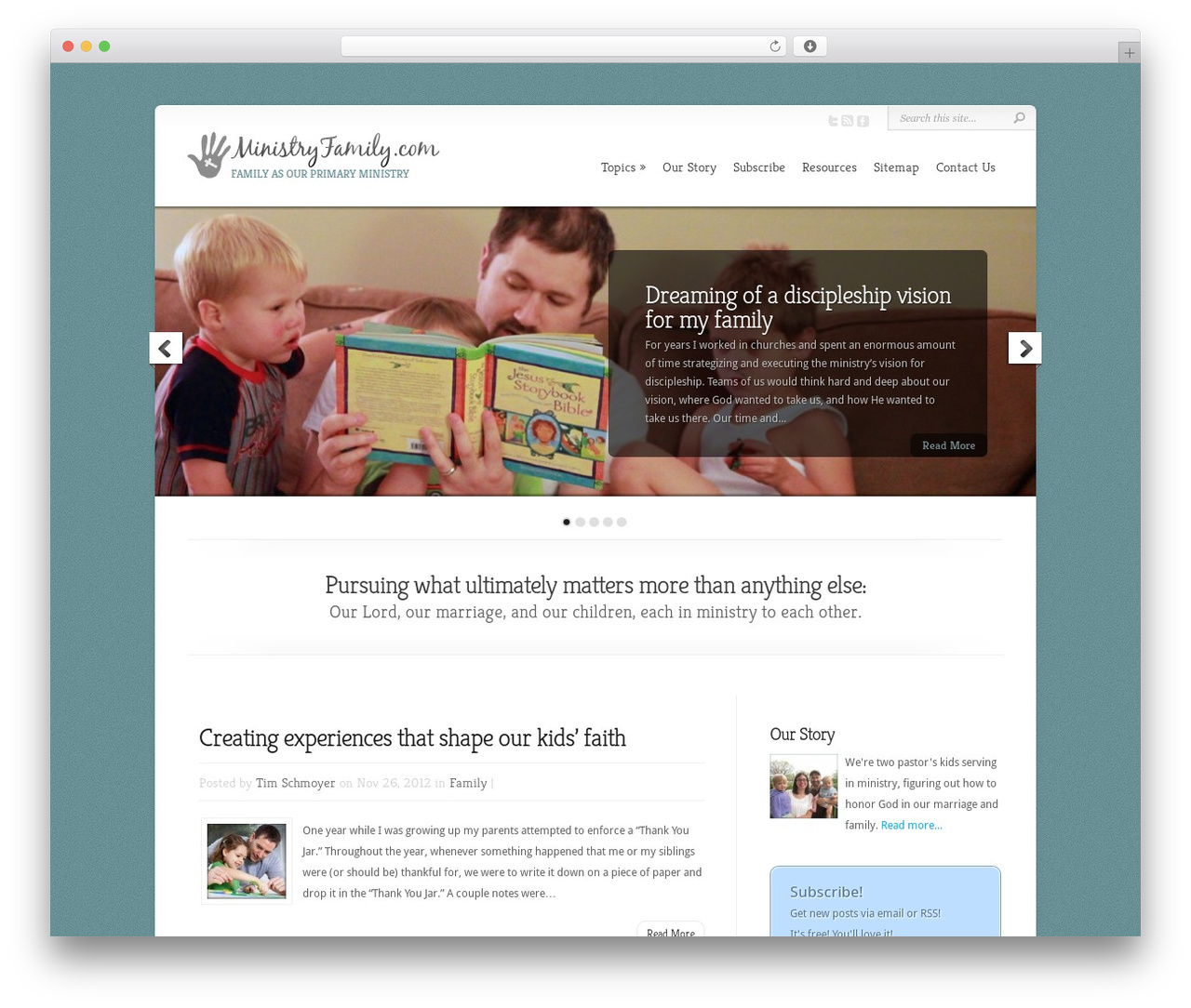 WordPress theme Chameleon - ministryfamily.com WordPress theme Chameleon - ministryfamily.com