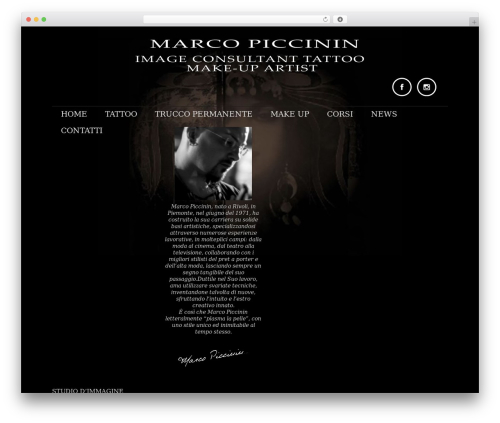 WordPress theme Gridly - marcopiccinin.com
