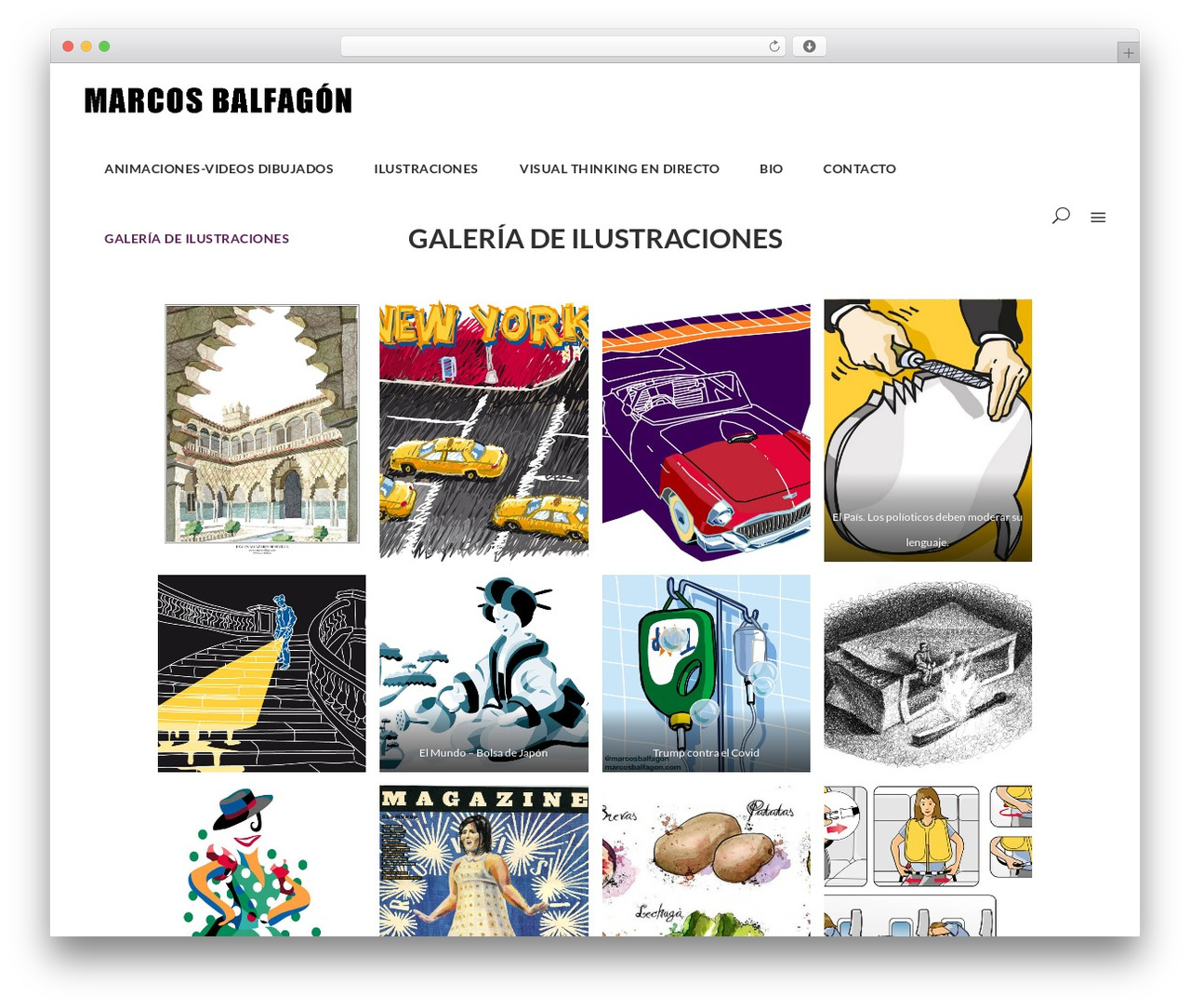 WordPress theme Illustrator - marcosbalfagon.com