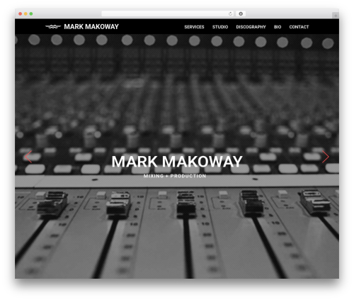 WordPress theme Makoway - markmakoway.com