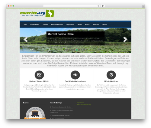 WordPress theme MüritzResponse - mueritz.org
