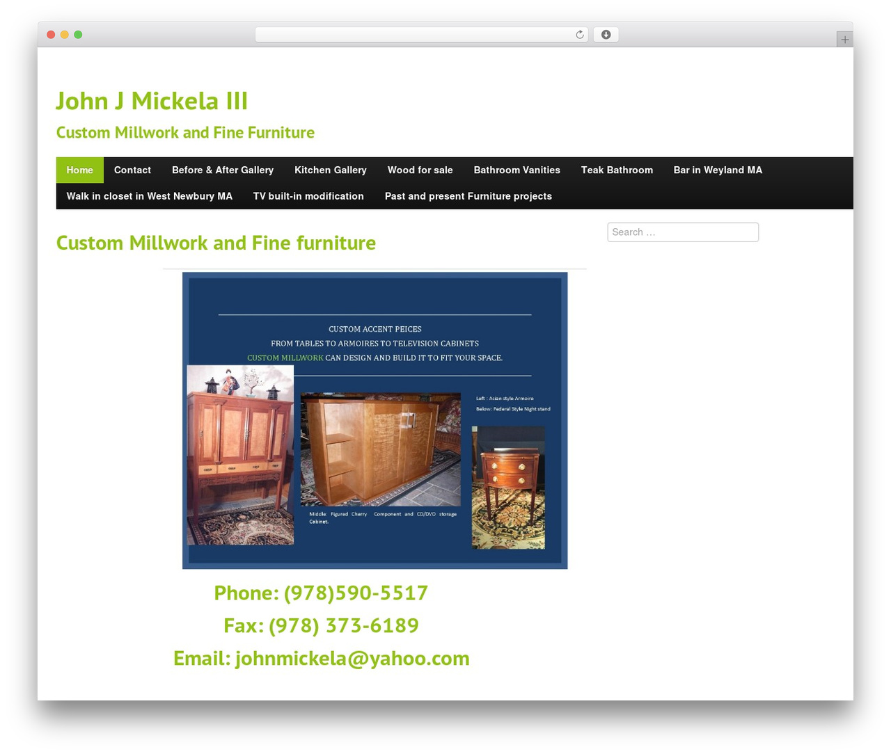 WordPress website theme StrapVert - mickelacustomfurniture.com WordPress website theme StrapVert - mickelacustomfurniture.com