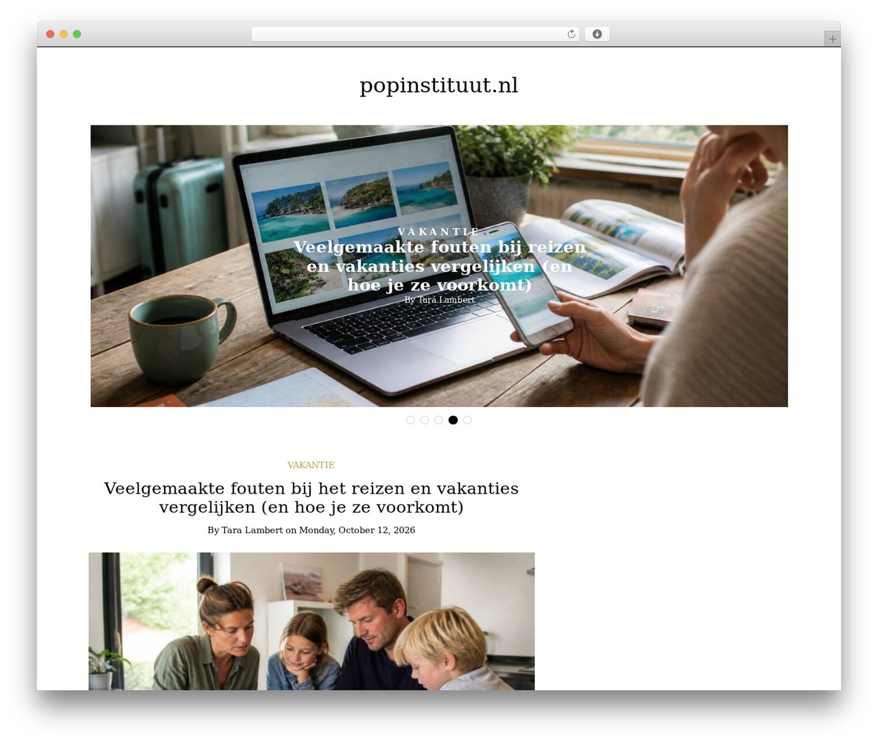 Writee Child premium WordPress theme - popinstituut.nl