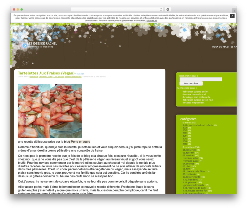 Arrondi WordPress blog theme - ideesrachel.unblog.fr