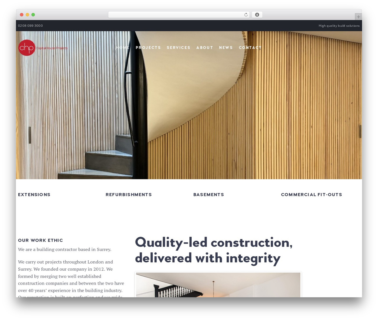 Coca WordPress theme - capitalhouseprojects.com