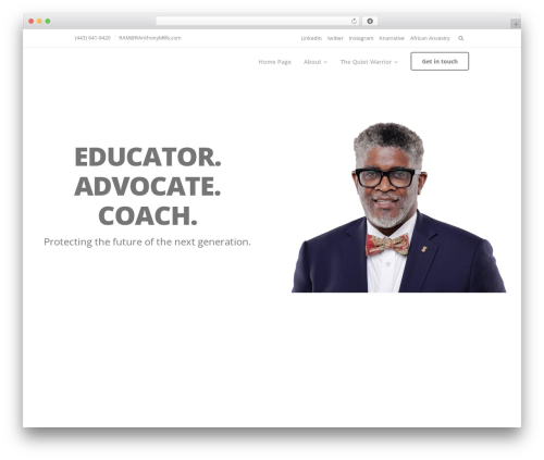 LeadEngine WordPress theme - ranthonymills.com