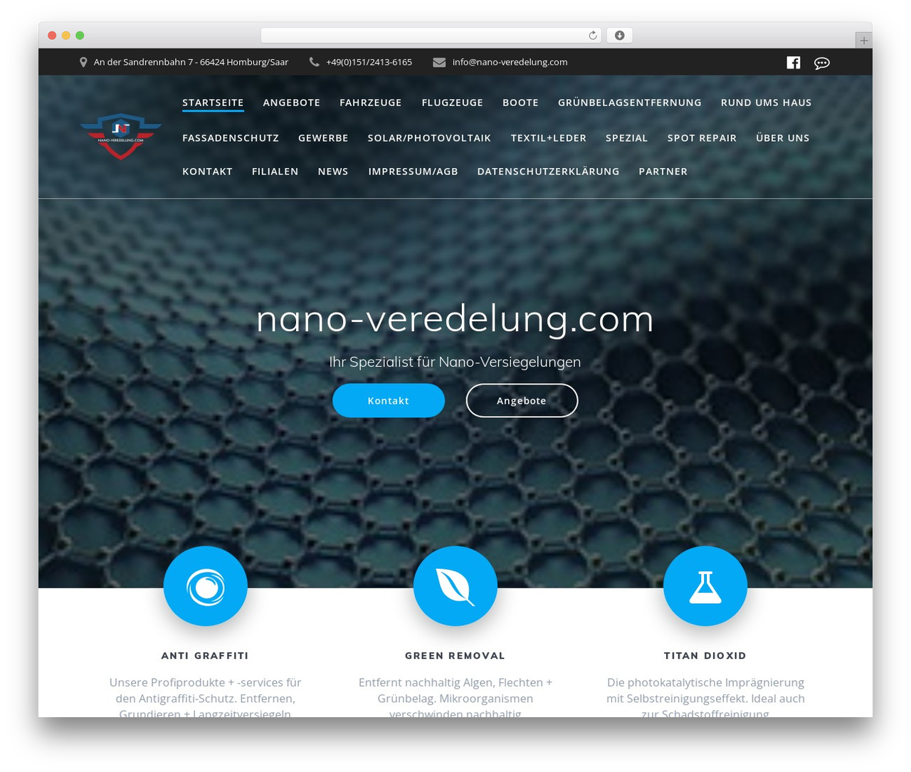 Mesmerize WordPress theme - nano-veredelung.com Mesmerize WordPress theme - nano-veredelung.com