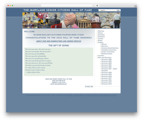 Partnerprogramm WordPress theme - mschf.org