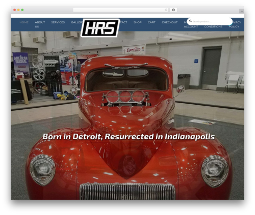 Pharmacy WordPress page theme - hotrodspecialties.com
