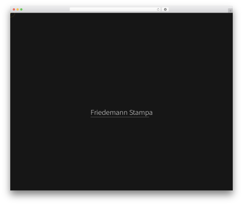 Reframe theme WordPress - friedemannstampa.de