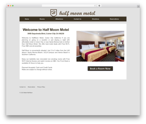 Responsive Pro WordPress theme - motelhalfmoon.com