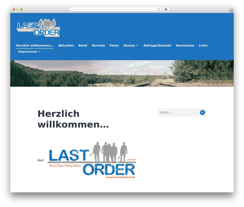 Stackable best free WordPress theme - lastorderband.de