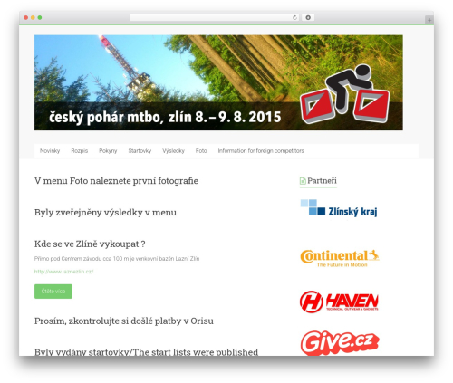 Theme WordPress Accelerate - mtbo2015.skob-zlin.cz