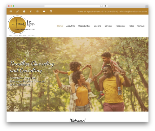Theme WordPress Megatheme - hamilton-cc.com