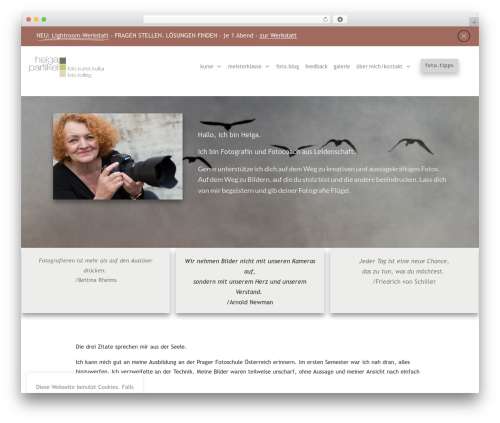 Thrive Theme Builder theme WordPress - foto-kunst-kultur.de/ueber-mich