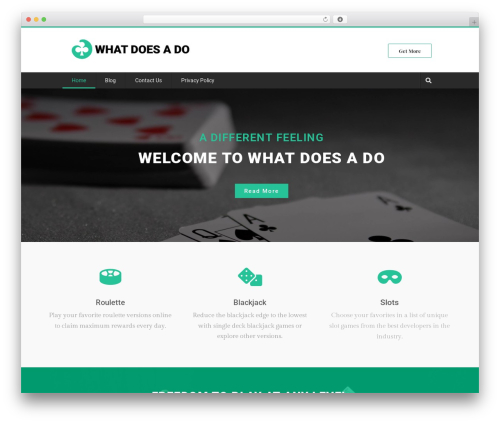 Titanium WordPress theme design - whatdoesado.com