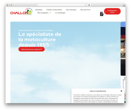 WordPress theme Hello Elementor - challonmotoculture.fr
