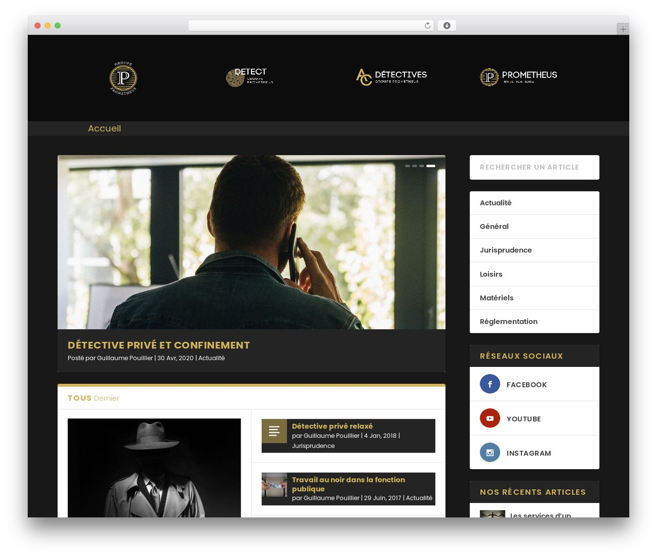 WordPress website theme Extra - detective-a-bordeaux.fr WordPress website theme Extra - detective-a-bordeaux.fr