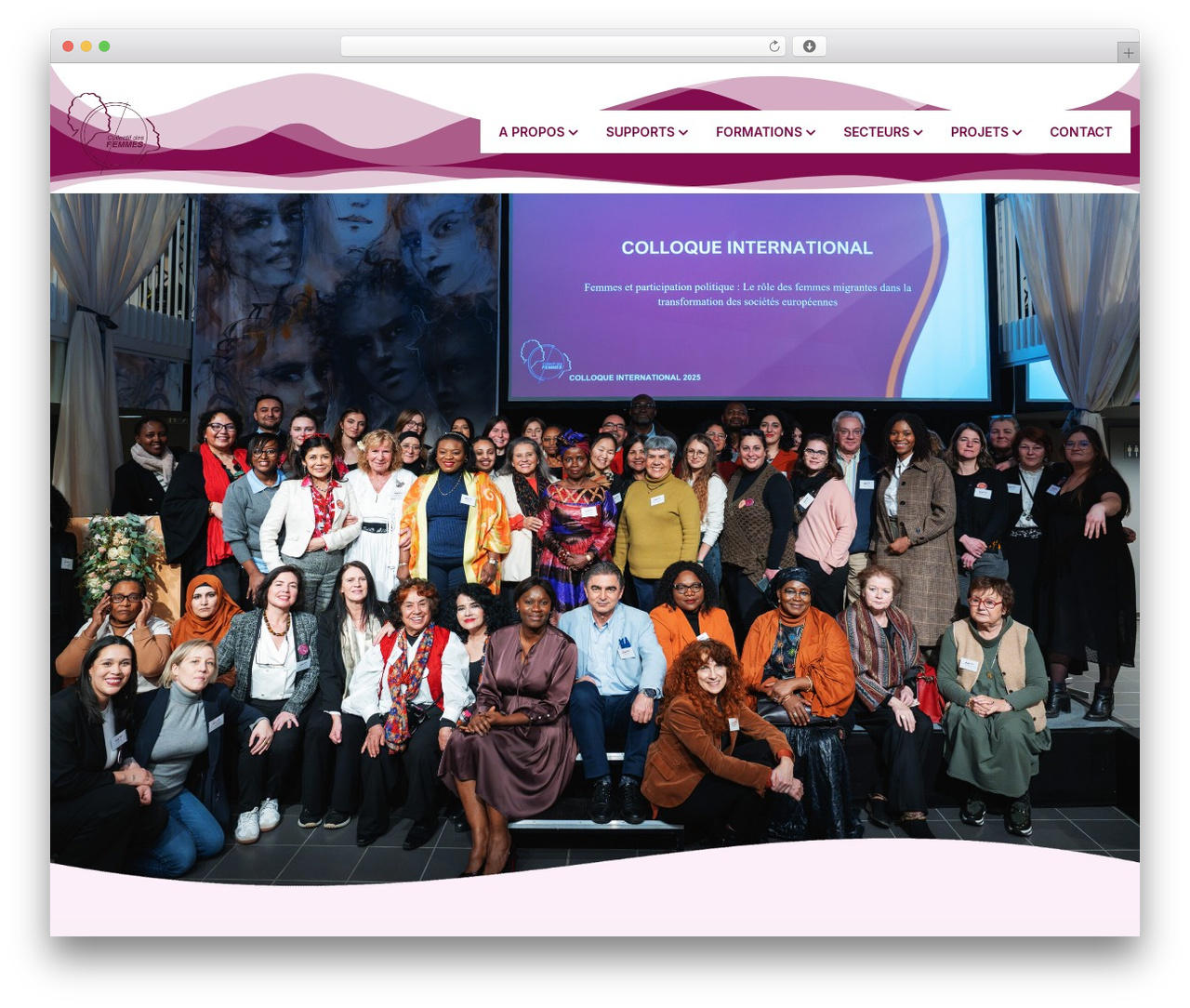 Alone WordPress theme - collectifdesfemmes.be