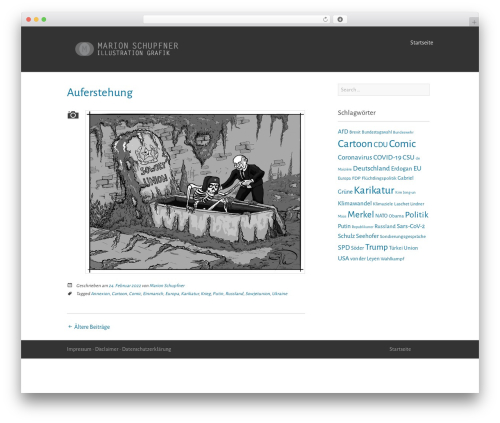 Best WordPress theme Kirumo - maryleonie.de