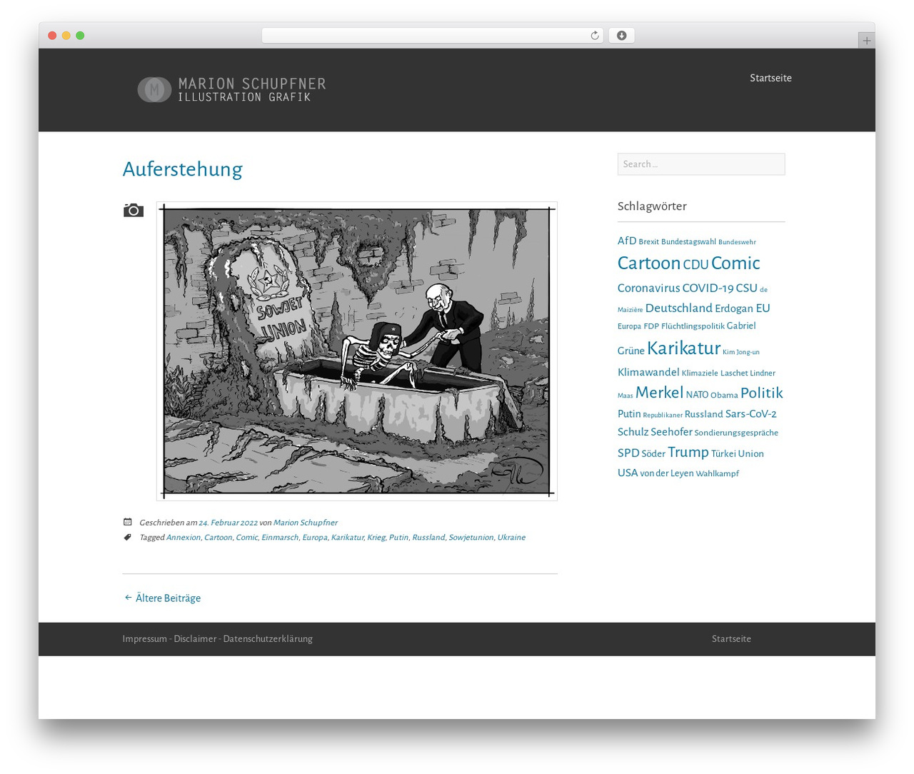 Best WordPress theme Kirumo - maryleonie.de