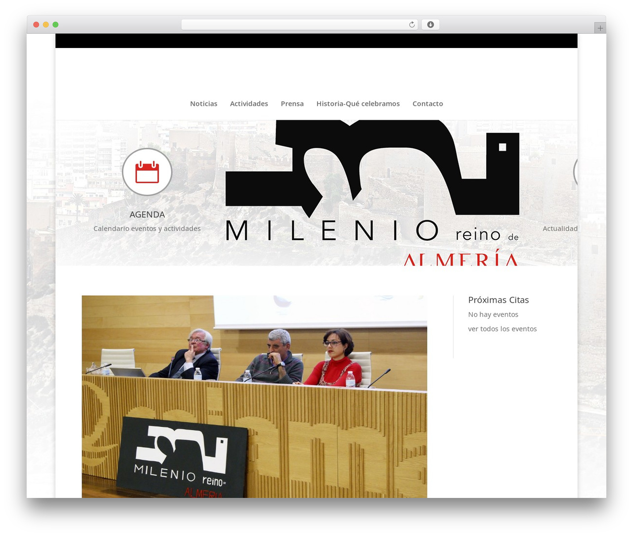 Divi WordPress theme - mileniodealmeria.es